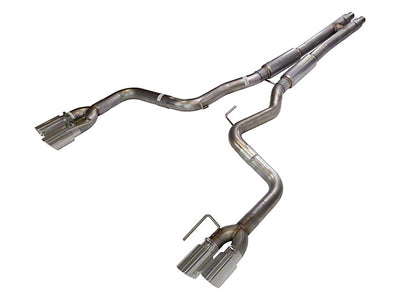 Pypes H-Bomb Cat-Back Exhaust with Polished Tips (18-23 Mustang GT w/o Active Exhaust)