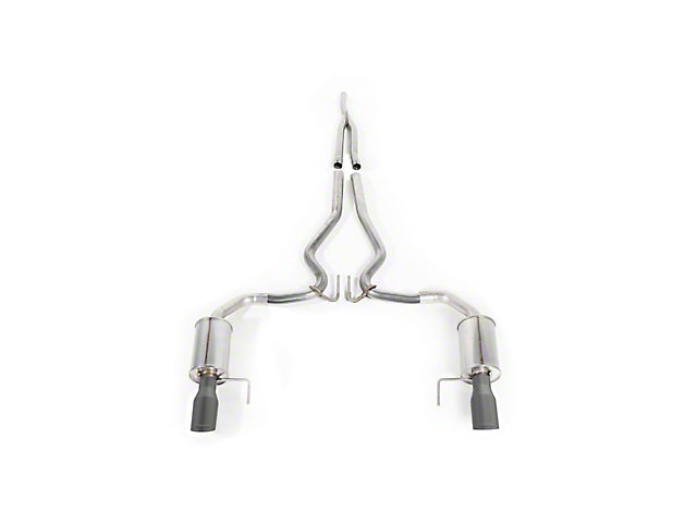 Roush Cat-Back Exhaust with Black Tips (18-23 Mustang GT Fastback w/o Active Exhaust)