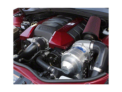 Procharger Stage II Intercooled Supercharger Kit with i-1; Satin Finish (10-15 Camaro SS)