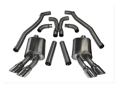 Corsa Performance Sport Cat-Back Exhaust with Quad Polished Tips